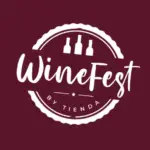 WineFest logo - White on red